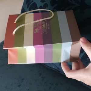 Coach Leatherware Vintage 2010 small paper bag colorful